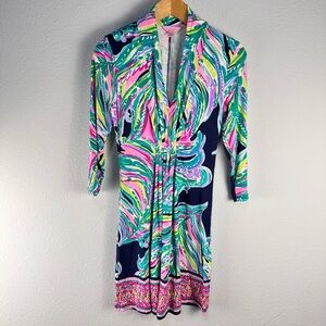 Lilly Pulitzer Margate Don’t Leave Me Hanging Dress Sz S